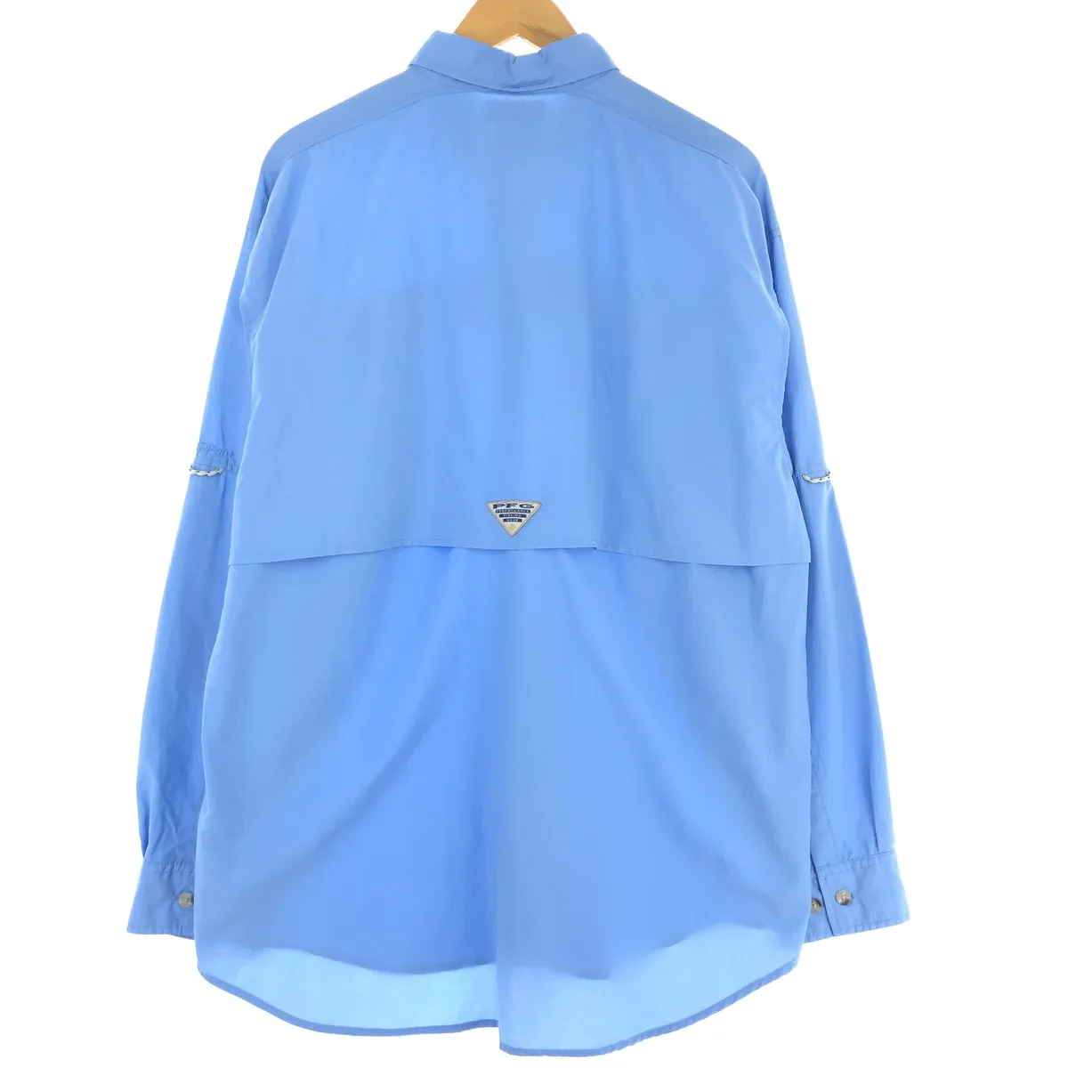 00'S Columbia PFG UPF30  Button-down Long Sleeve Fishing Shirt Men's M Mesh Liner /eaa431623