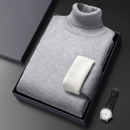 🎯2025 New Arrival✨Men's Turtleneck Sweater-Fine inner fleece🔥Warm and Comfortable🔥