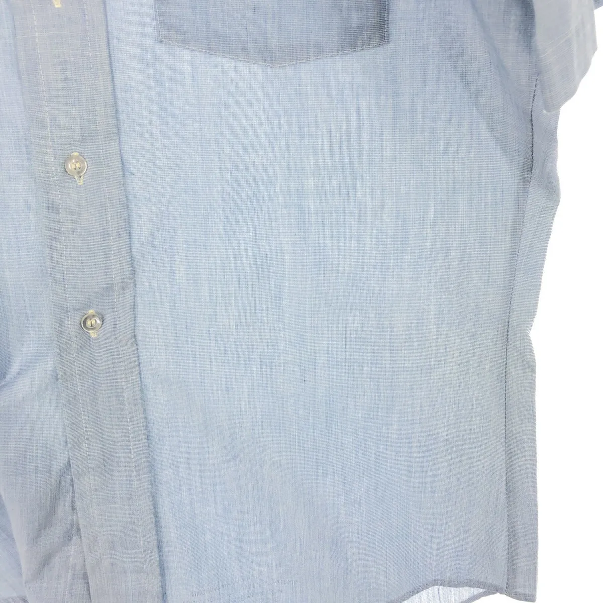 70'S Arrow Button-down short-sleeve polycotton shirt, men's L, vintage / eaa441576