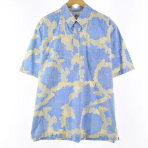 80'S Reyn Spooner Gold Tag Nude Tag All-Over Print Pullover Button-Down Hawaiian Aloha Shirt Made in Hawaii Men's XL /eaa266794