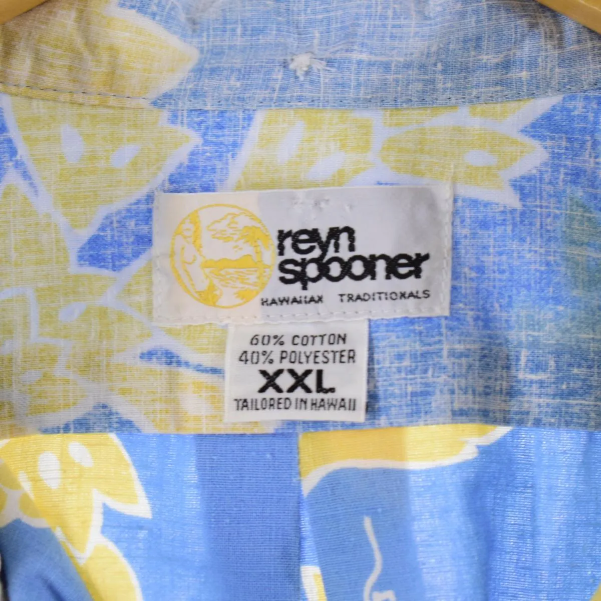 80'S Reyn Spooner Gold Tag Nude Tag All-Over Print Pullover Button-Down Hawaiian Aloha Shirt Made in Hawaii Men's XL /eaa266794
