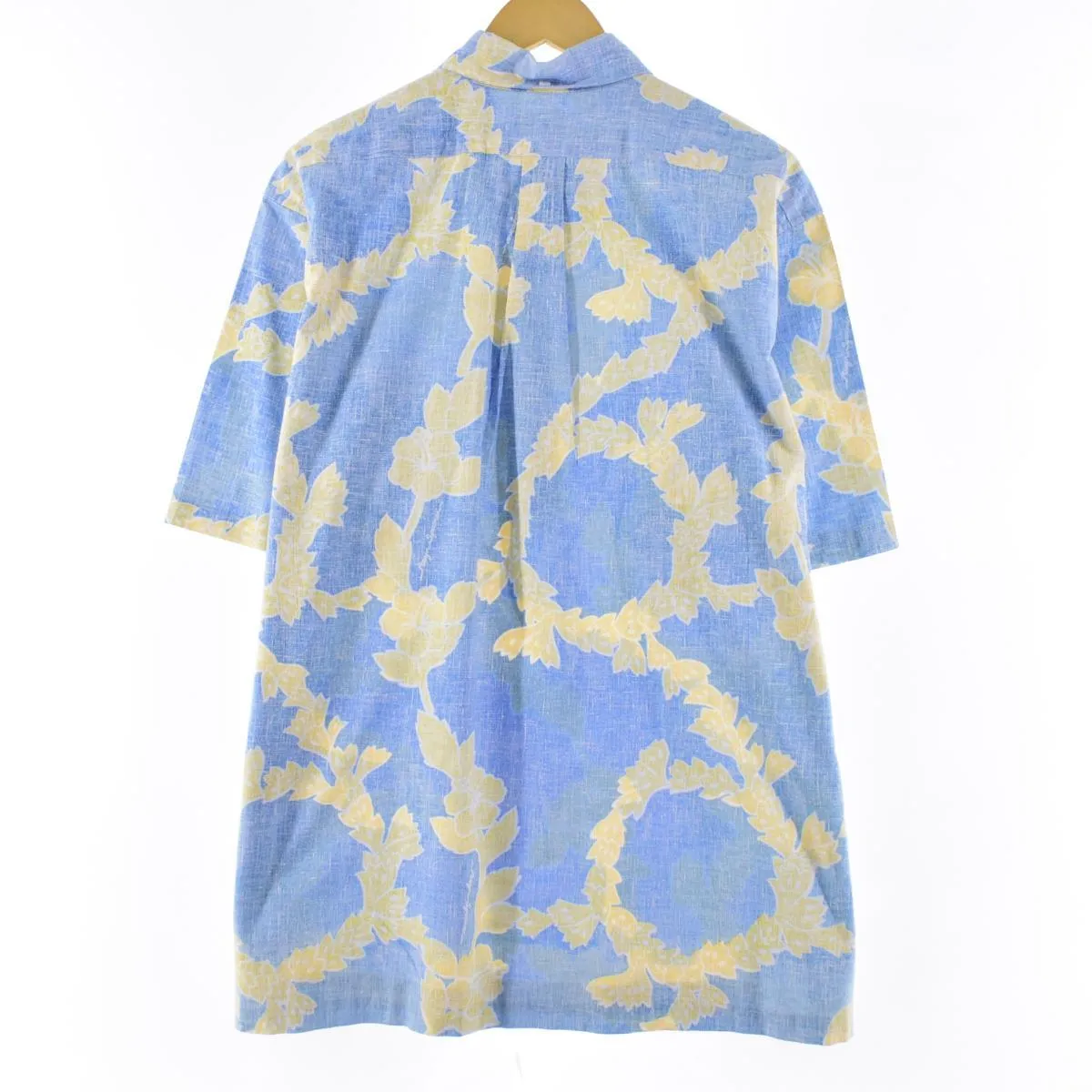 80'S Reyn Spooner Gold Tag Nude Tag All-Over Print Pullover Button-Down Hawaiian Aloha Shirt Made in Hawaii Men's XL /eaa266794