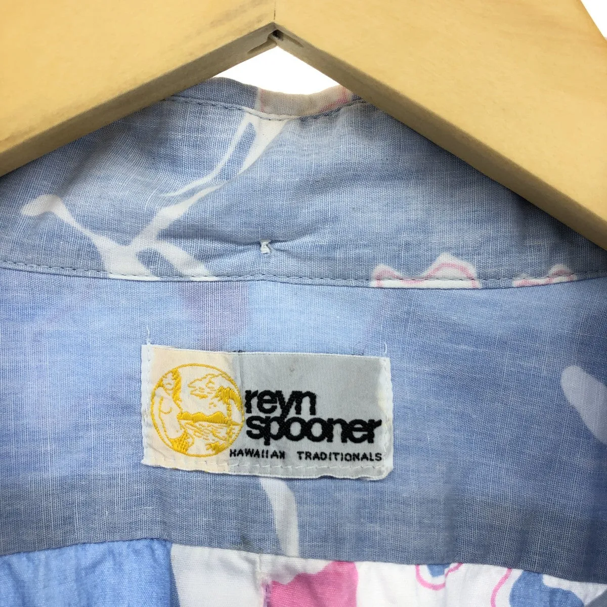 80'S Reyn Spooner Nude Tag All-Over Print Pullover Button-Down Hawaiian Aloha Shirt Men's XL Vintage /eaa486159