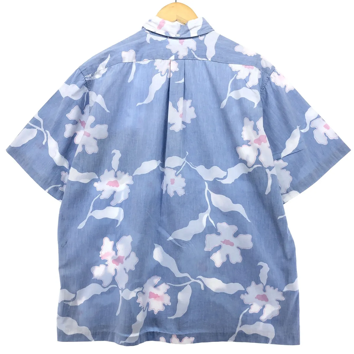 80'S Reyn Spooner Nude Tag All-Over Print Pullover Button-Down Hawaiian Aloha Shirt Men's XL Vintage /eaa486159