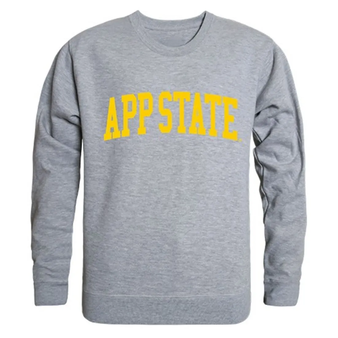 Appalachian App State University Game Day Crewneck Pullover Sweatshirt Sweater Heather Grey