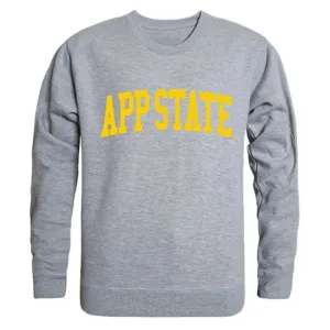 Appalachian App State University Game Day Crewneck Pullover Sweatshirt Sweater Heather Grey
