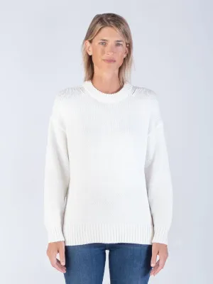 BLOCK Pullover in Ivory