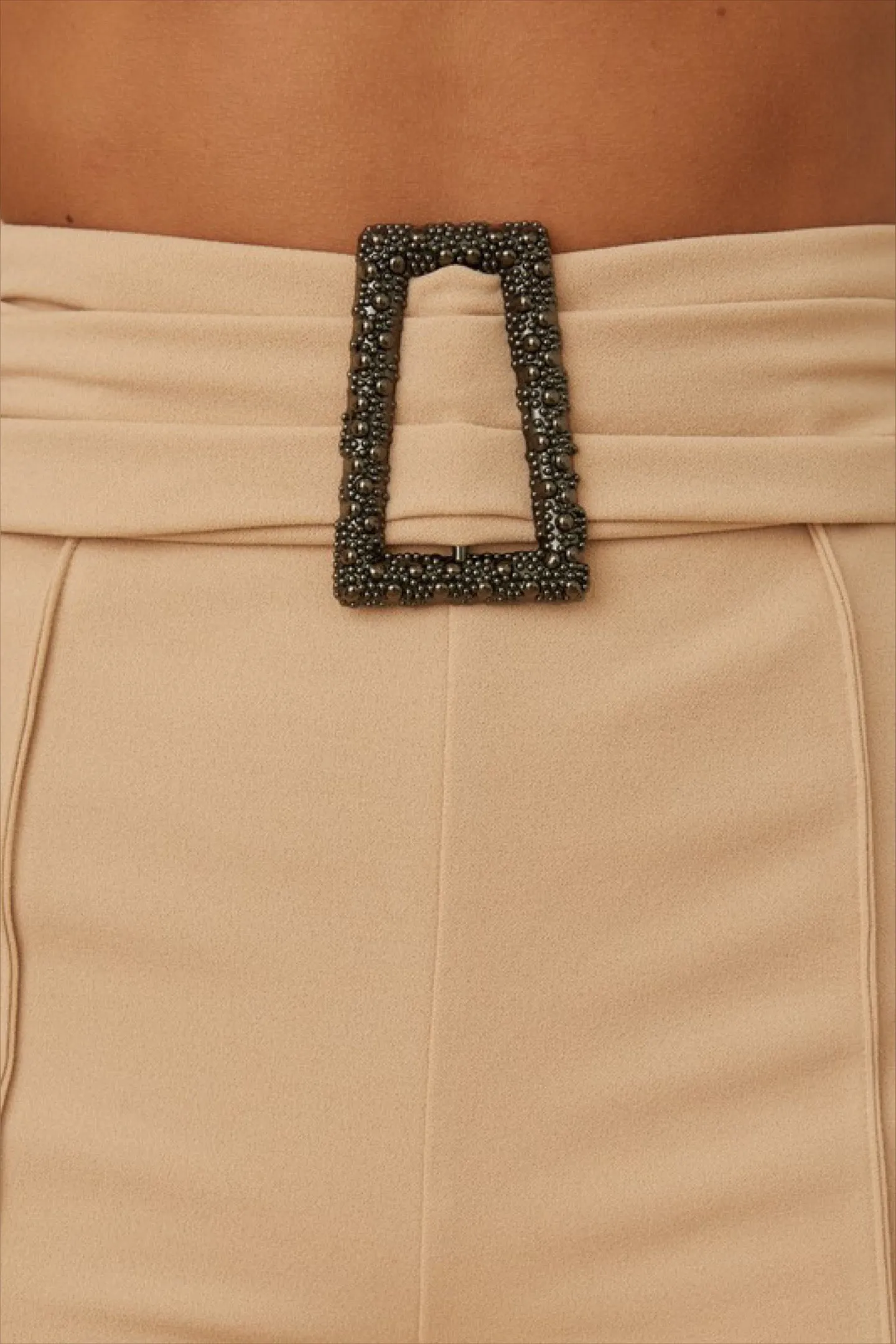 BUCKLE DETAIL ELEGANT PANTS