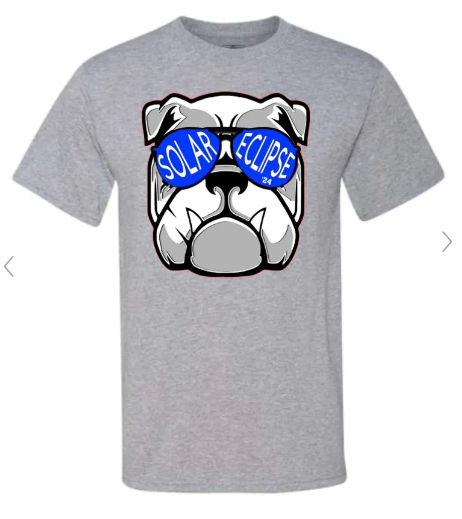 BULLDOGS SOLAR ECLIPSE 2024 ADULT SHIRTS