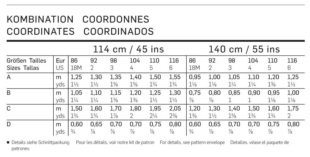 Burda Pattern 9437 (18M-6Yr)