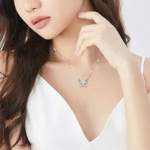 Butterfly Necklace for Women Girls Gift Jewelry Stainless Steel