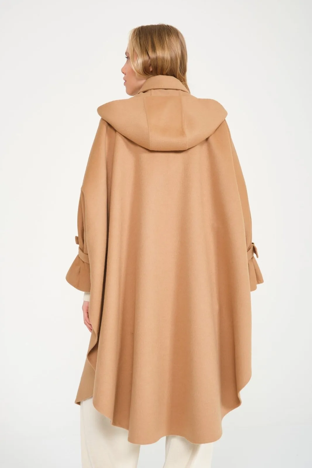 Camel Long Wool Coat