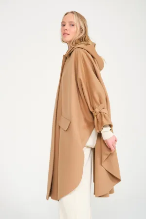 Camel Long Wool Coat