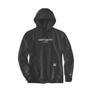 Carhartt Men's Force Relaxed Fit Lightweight Logo Graphic Sweatshirt - Black