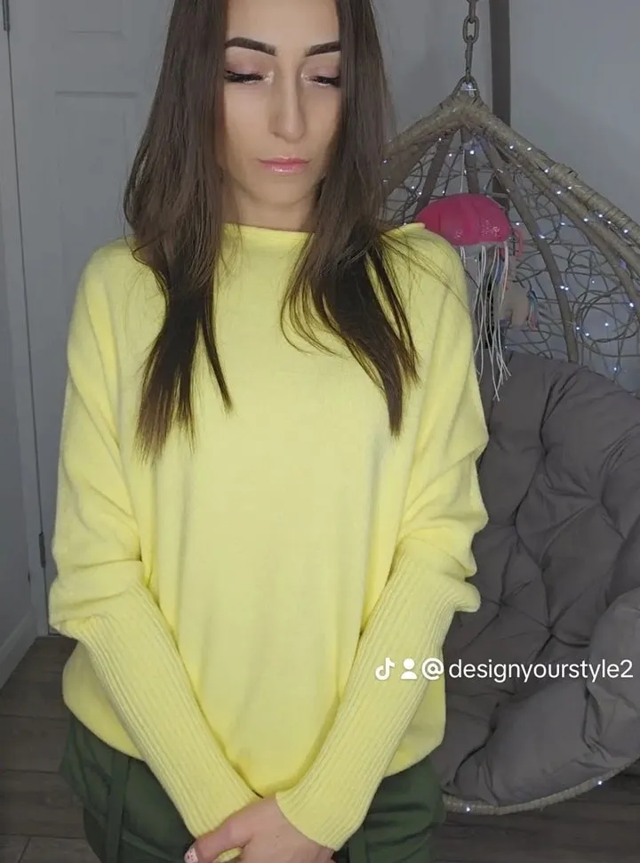 CASHMERE SWEATER LIME