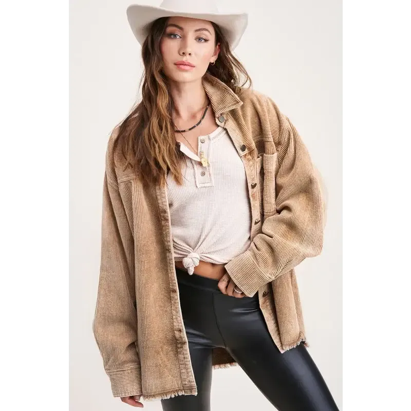 Chelsie Washed Jacket