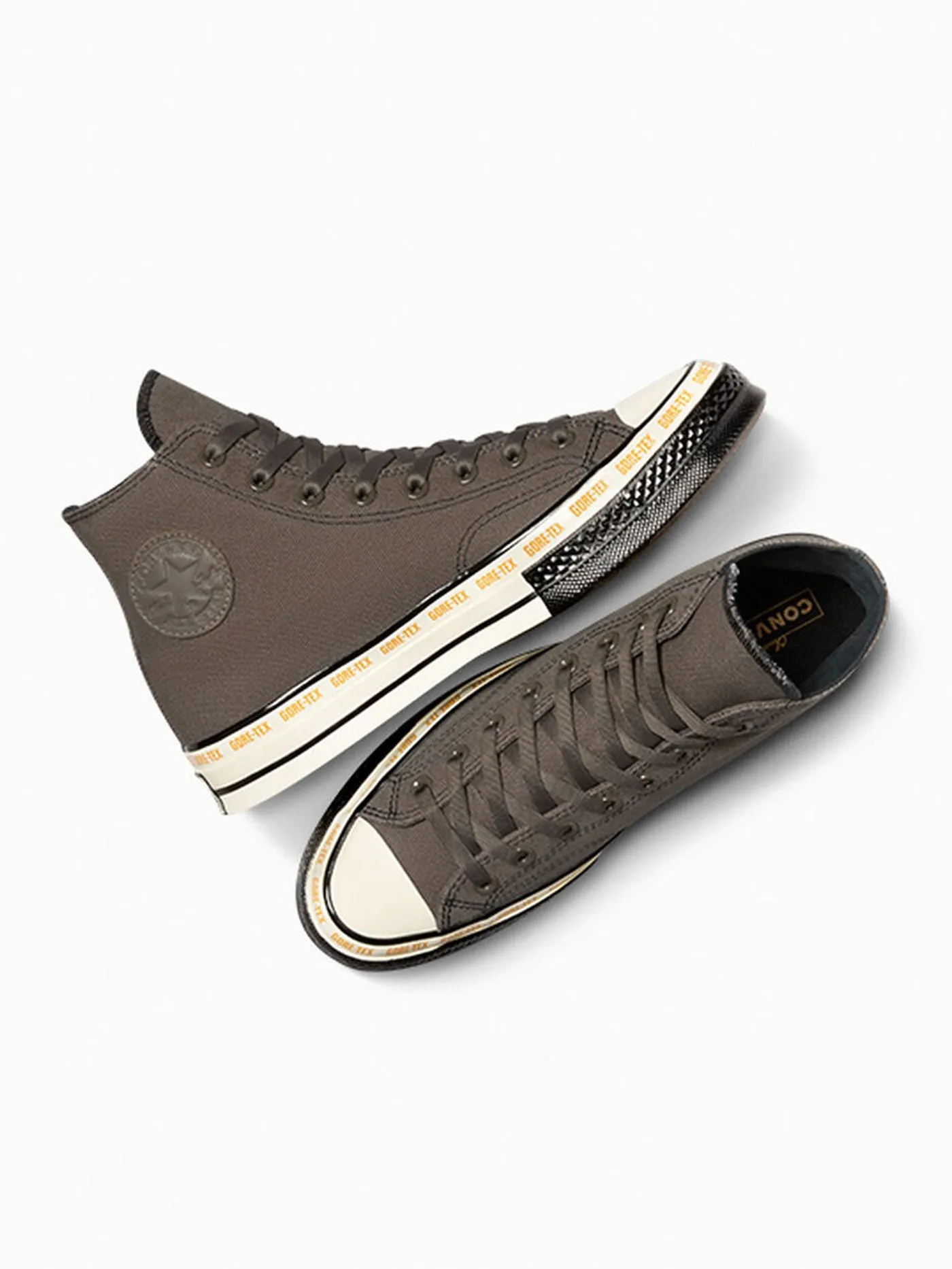Chuck 70 Gore-Tex WaterPoof HI Truffle/Black/Harvest Moon Shoes