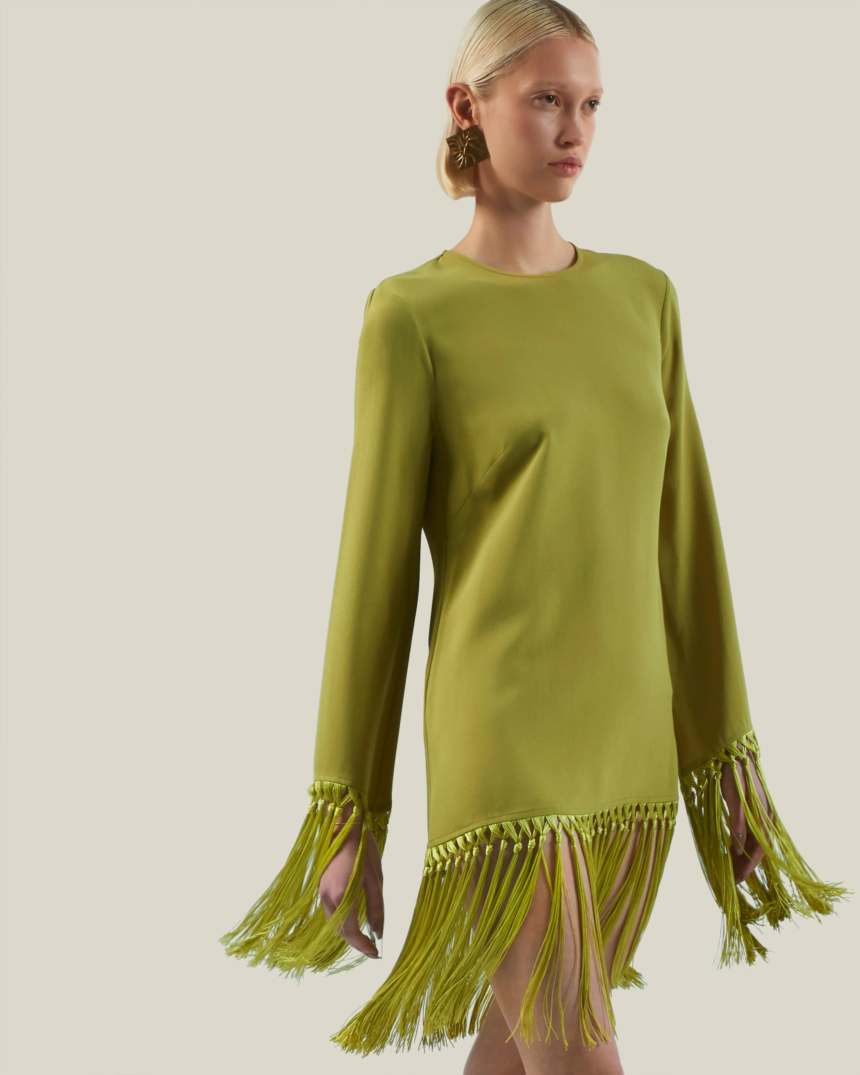 Claudia Dress in Citron