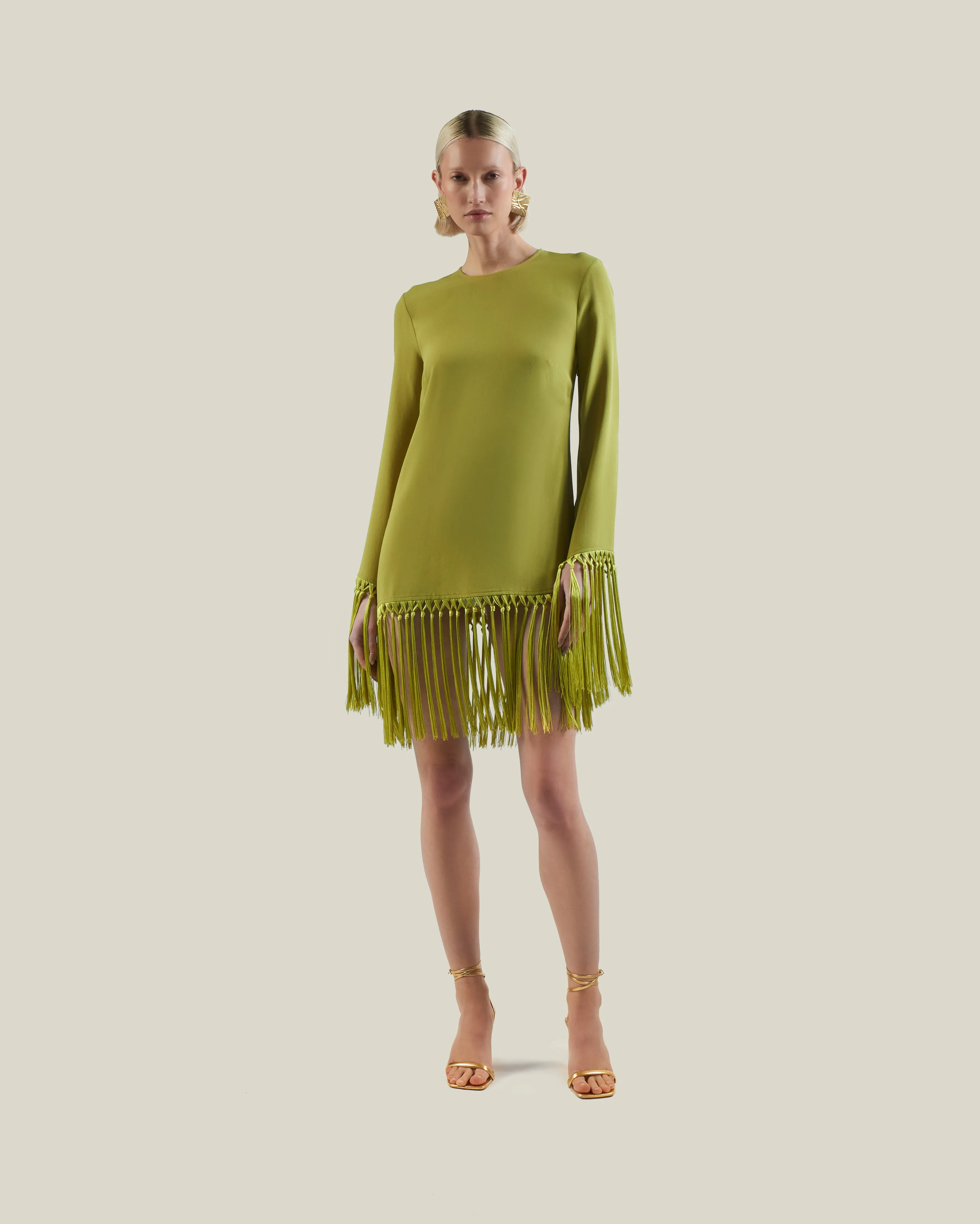 Claudia Dress in Citron