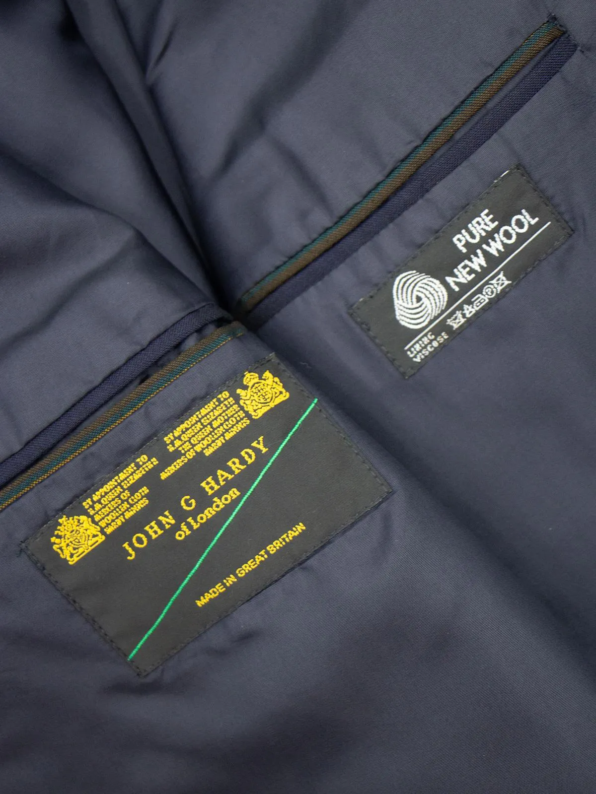 Double Breasted Boating Style Wool Blazer