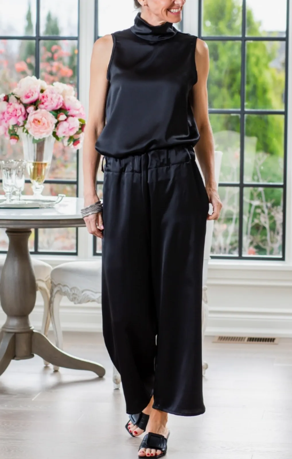 Elegant Hudson Washable Silken Viscose Pant