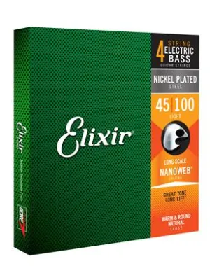 Elixir E14052 Nano Bass Long Scale Soft 45-100 Set