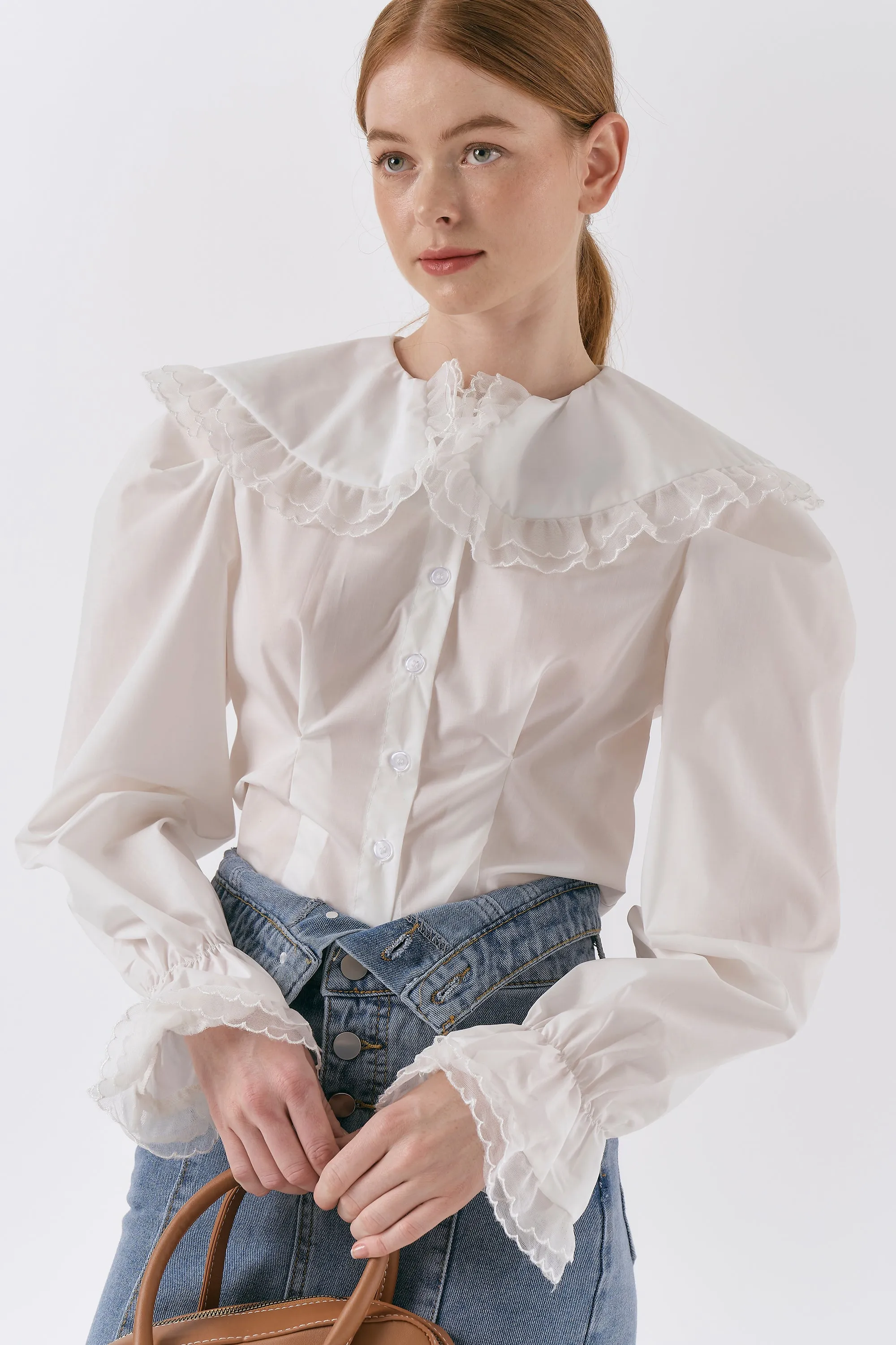 Evelyn Lapel Blouse