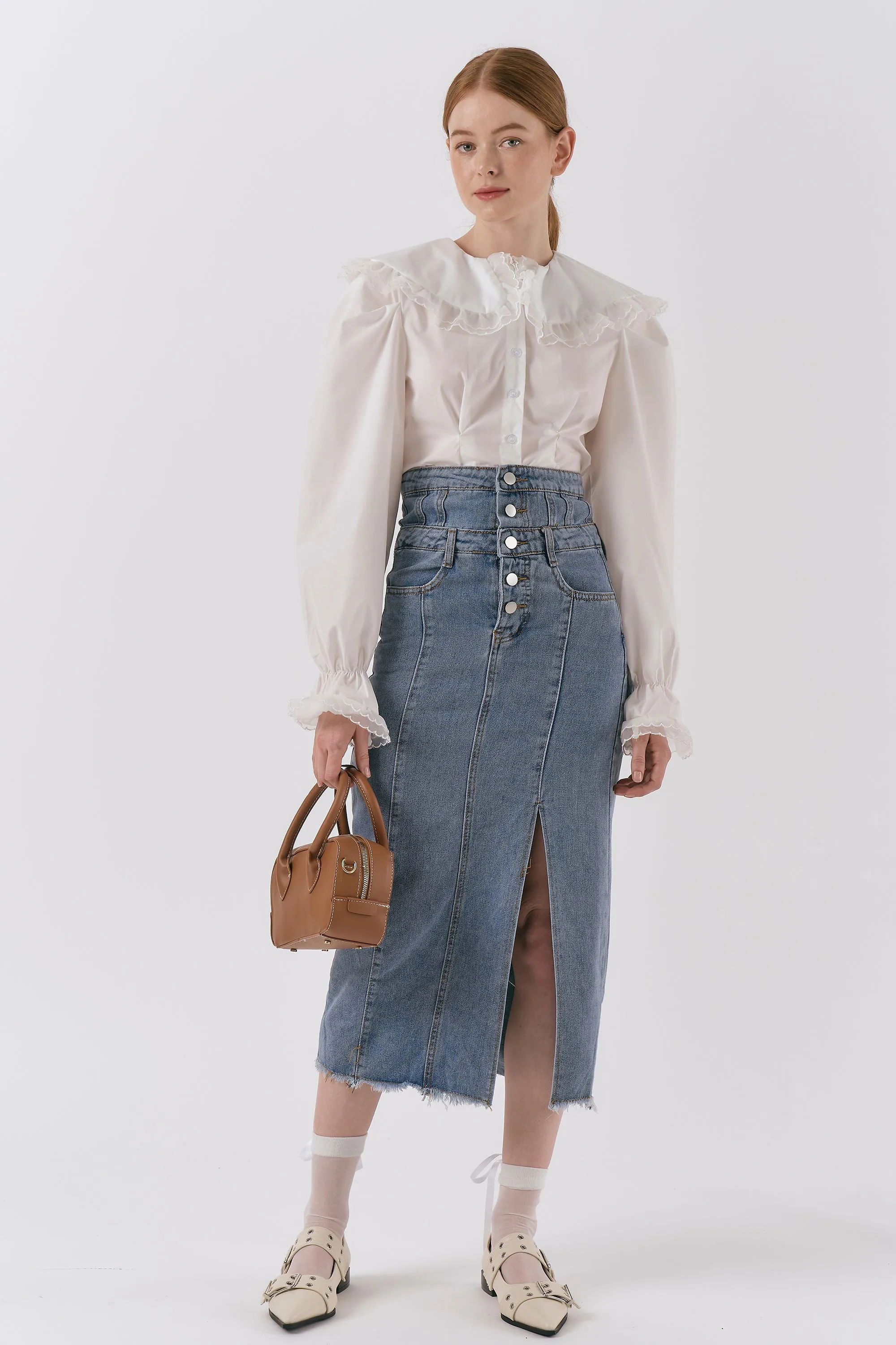 Evelyn Lapel Blouse