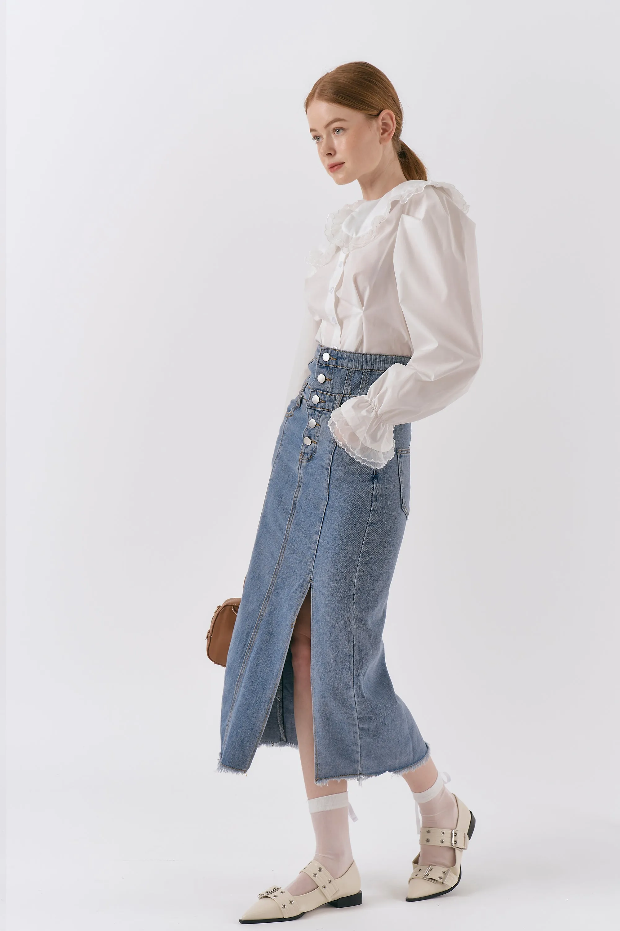 Evelyn Lapel Blouse
