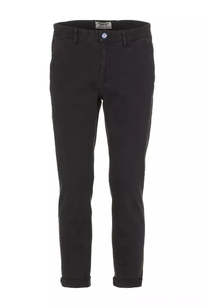 Fred Mello Elegant Four-Pocket Cotton Pants