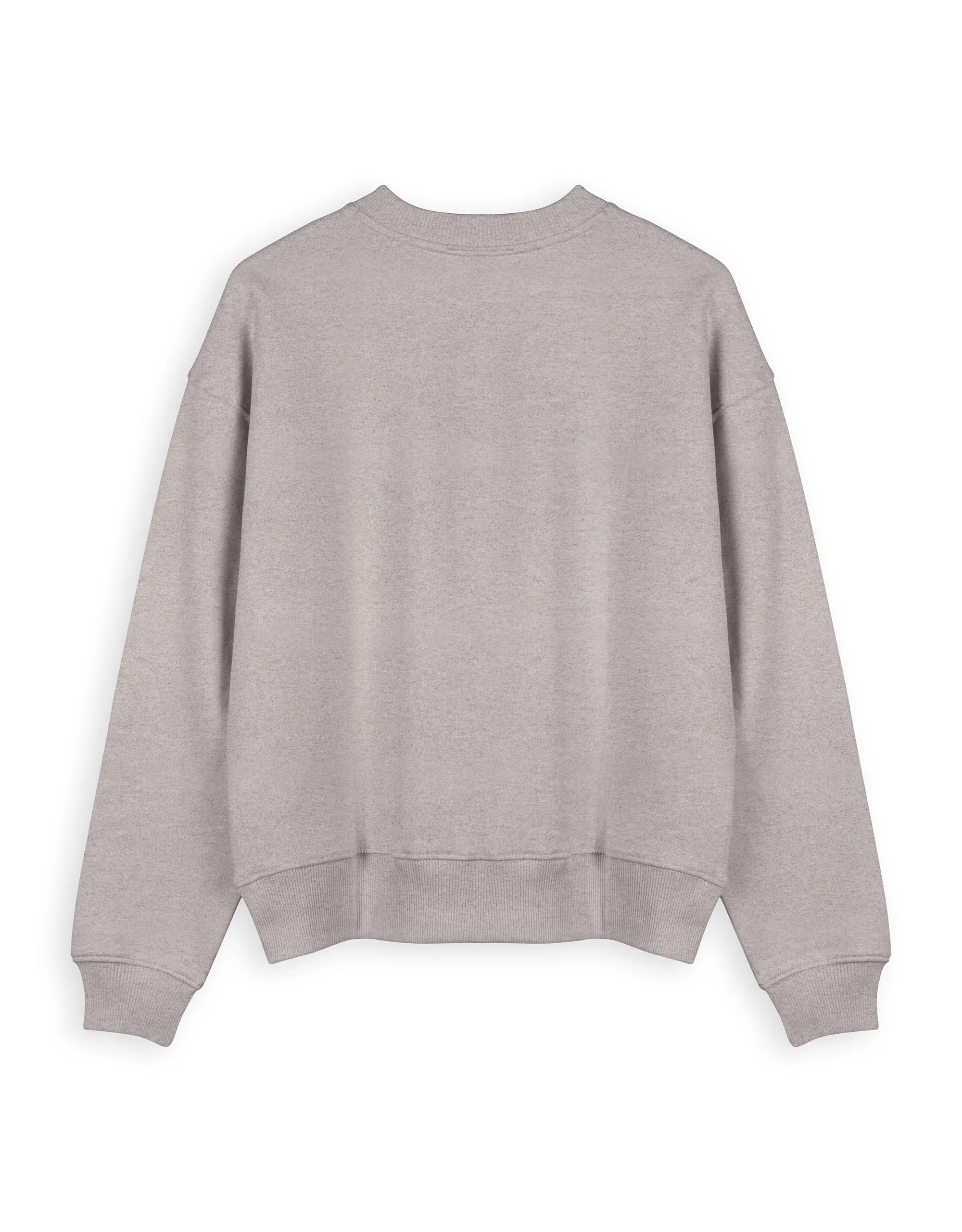 Grey Red Star Organic Cotton Jumper