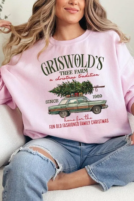 Griswold Christmas Tree Farm Fleece Sweatshirt