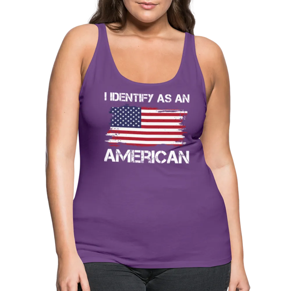 I Identify as an American Women’s Premium Tank Top