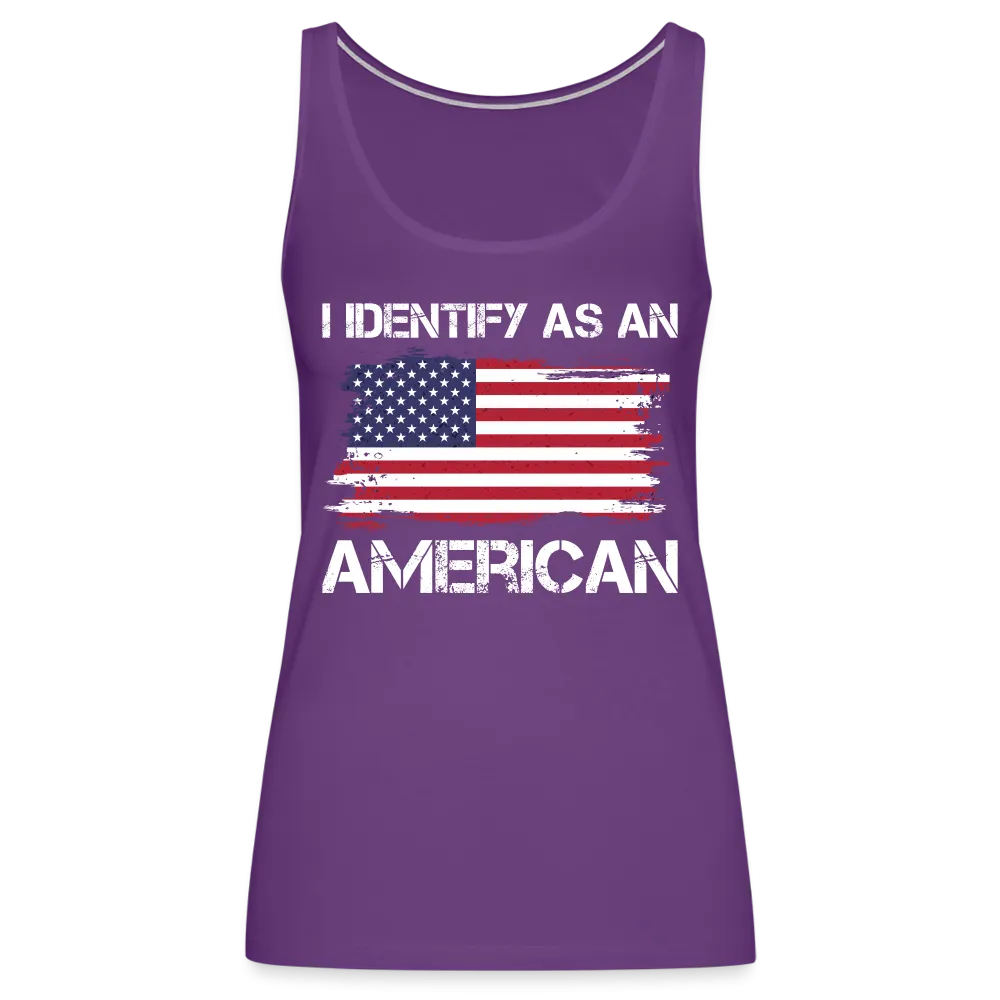 I Identify as an American Women’s Premium Tank Top