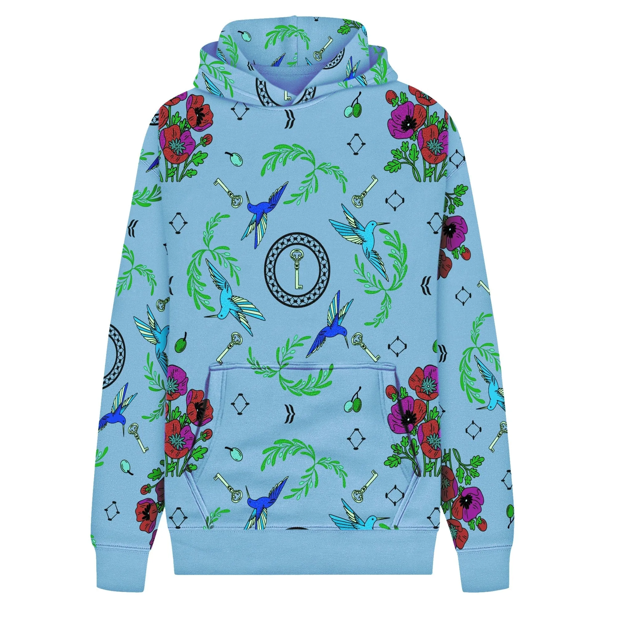 I LOVE YOU 🍉 HOODIE /BLUE