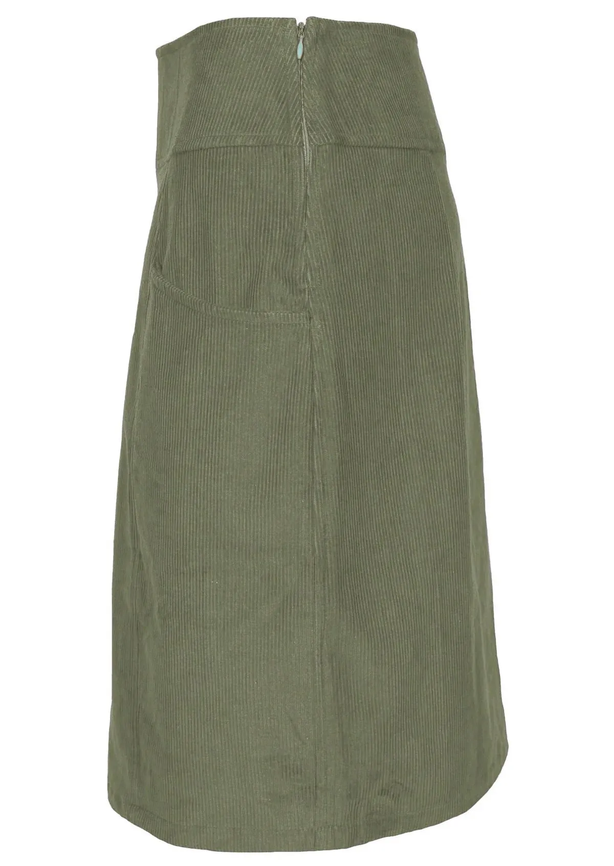 Karma East Aalia Cord Skirt Clover
