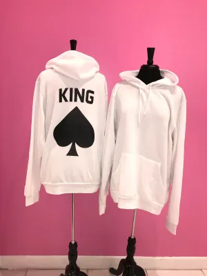 King and Queen Couple Hoodies