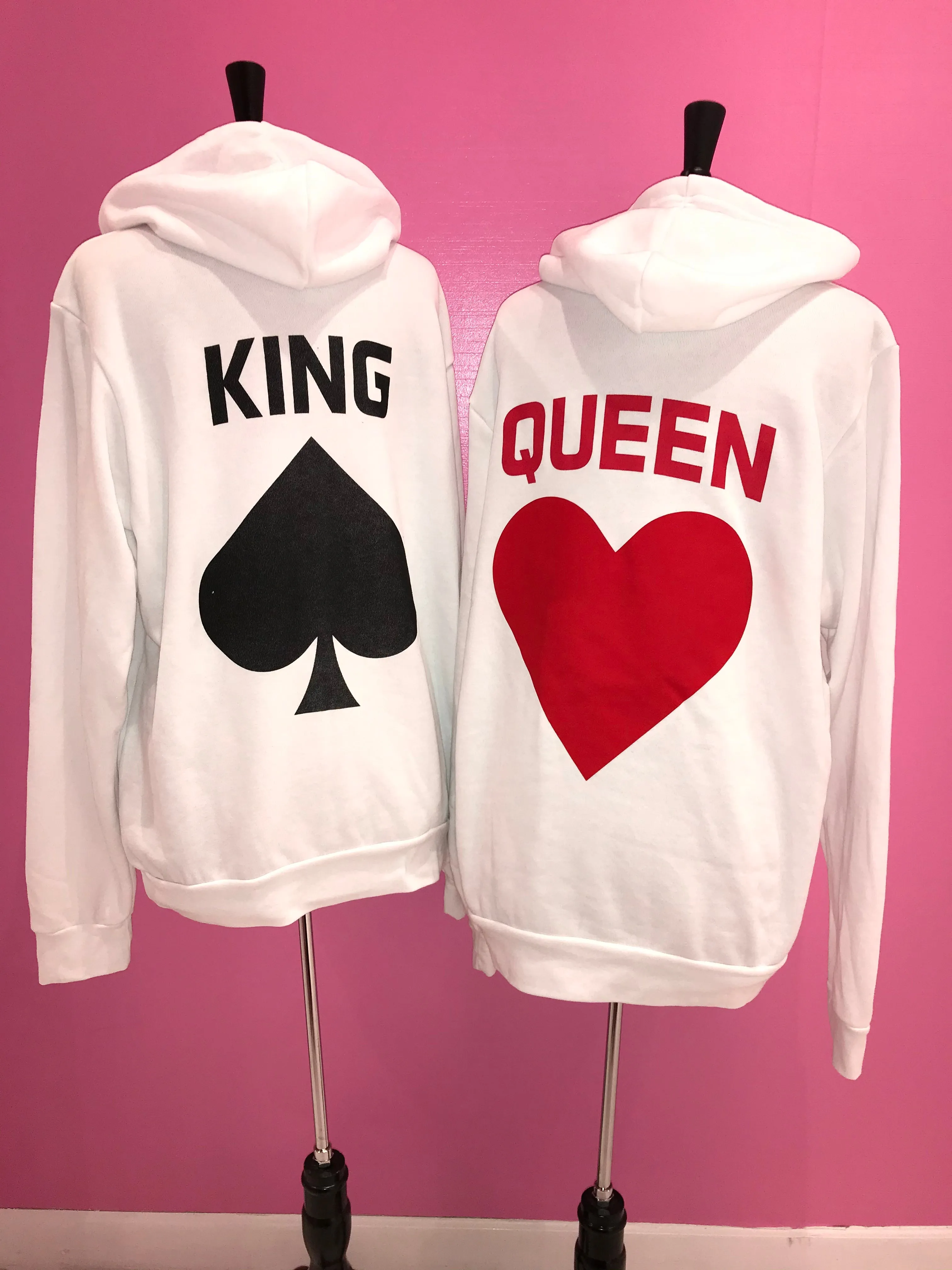 King and Queen Couple Hoodies