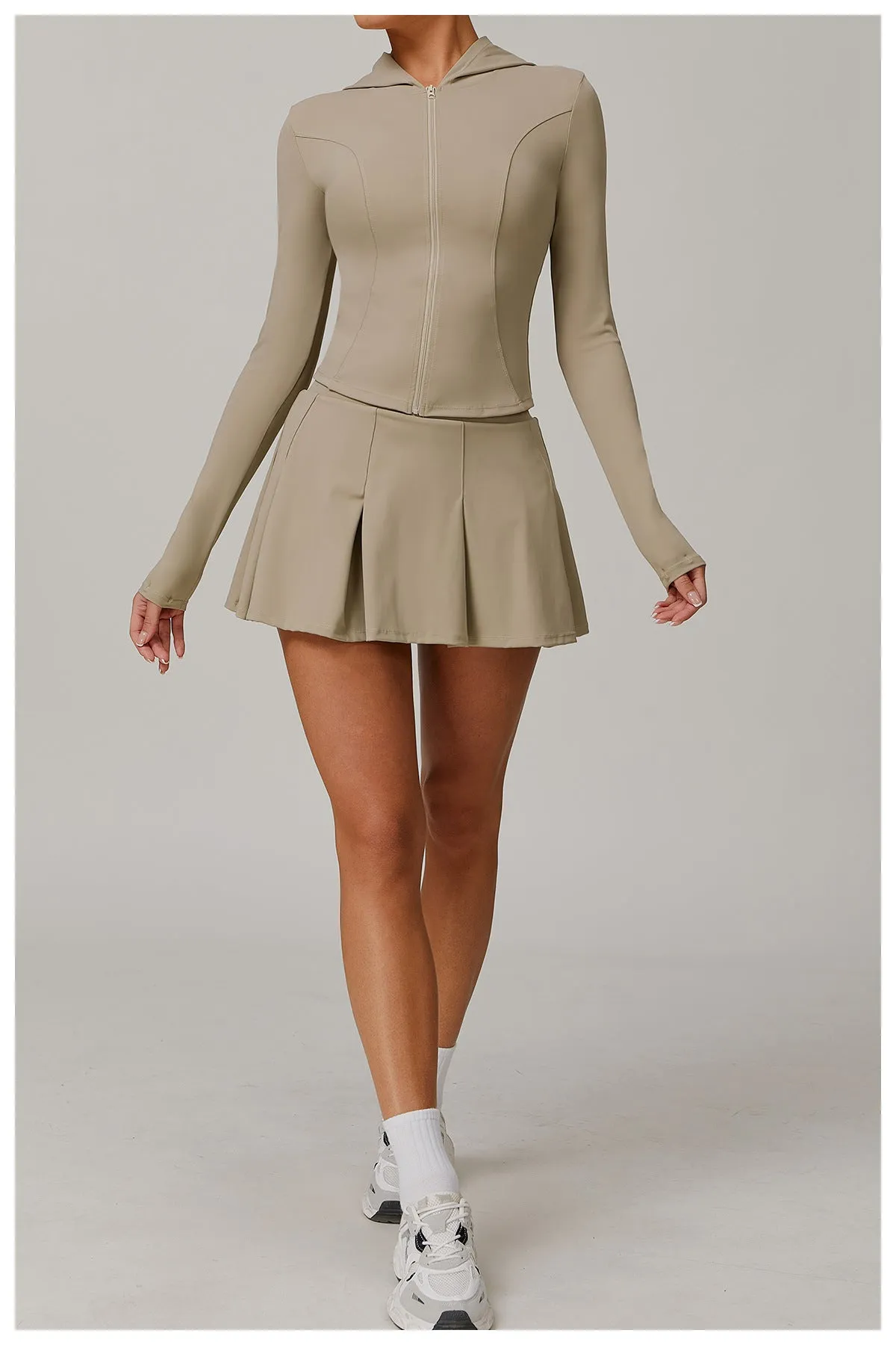 Layered UV-Block Cool Feel Skirt