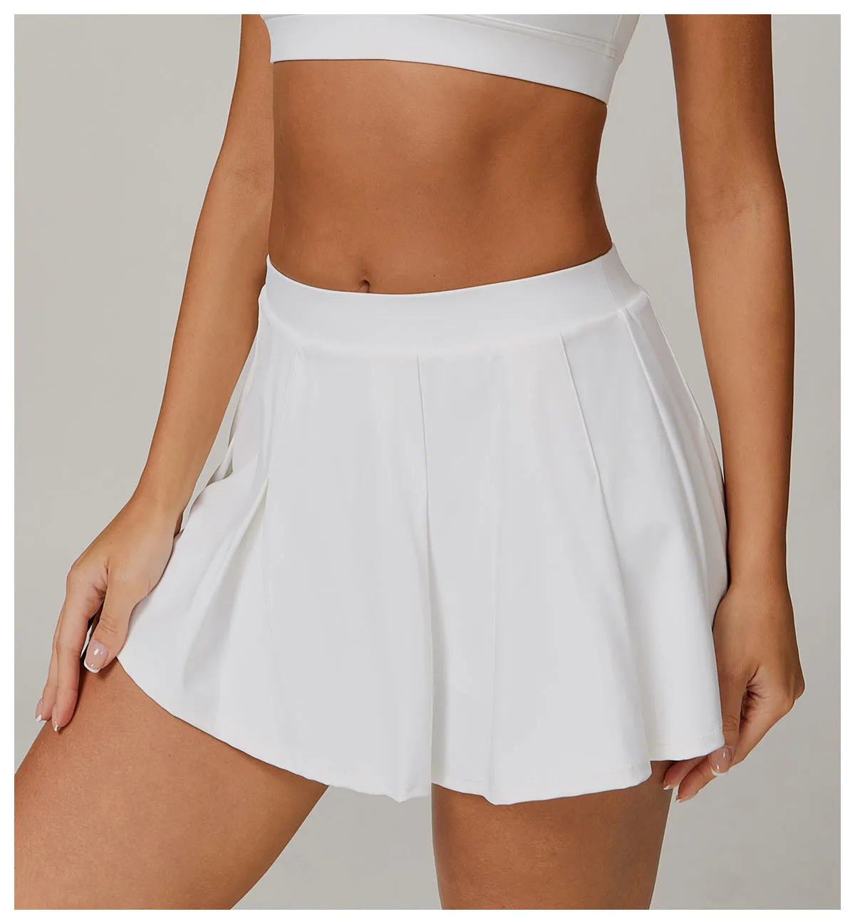 Layered UV-Block Cool Feel Skirt
