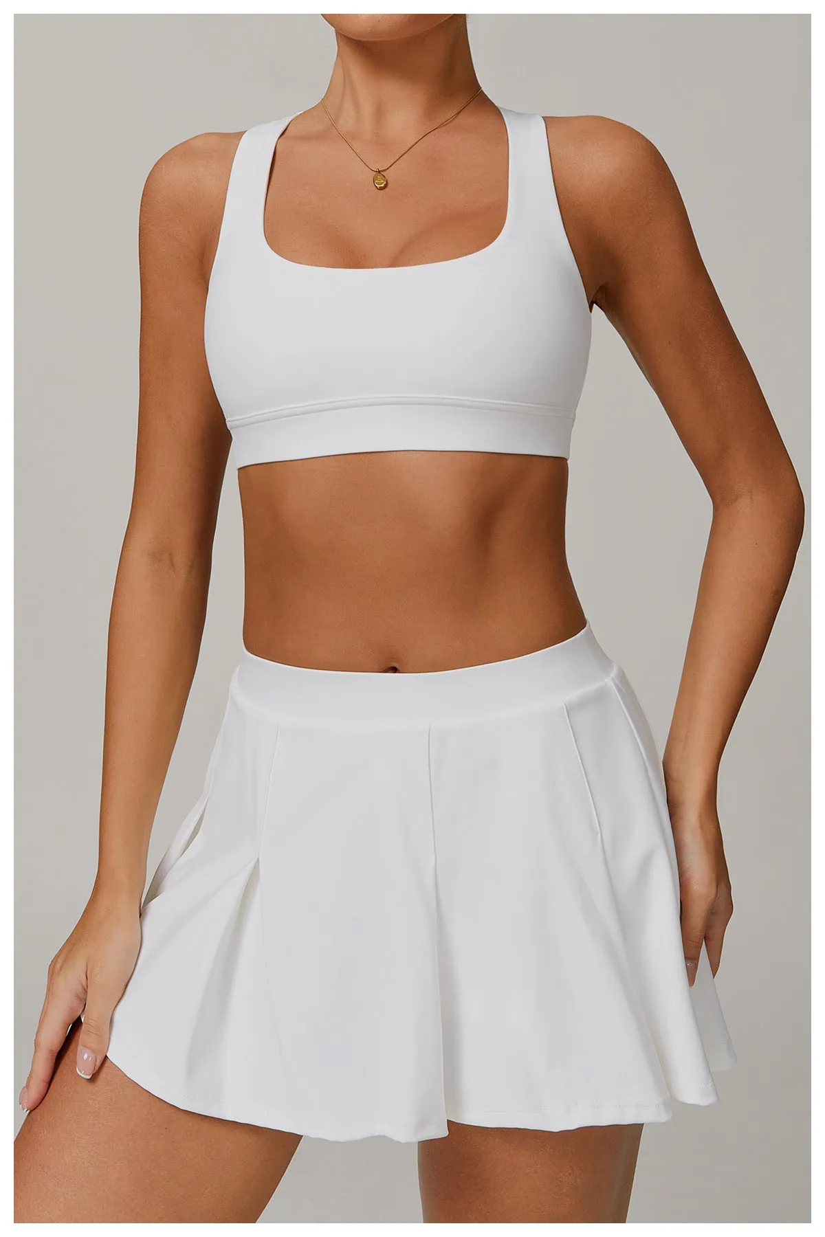 Layered UV-Block Cool Feel Skirt