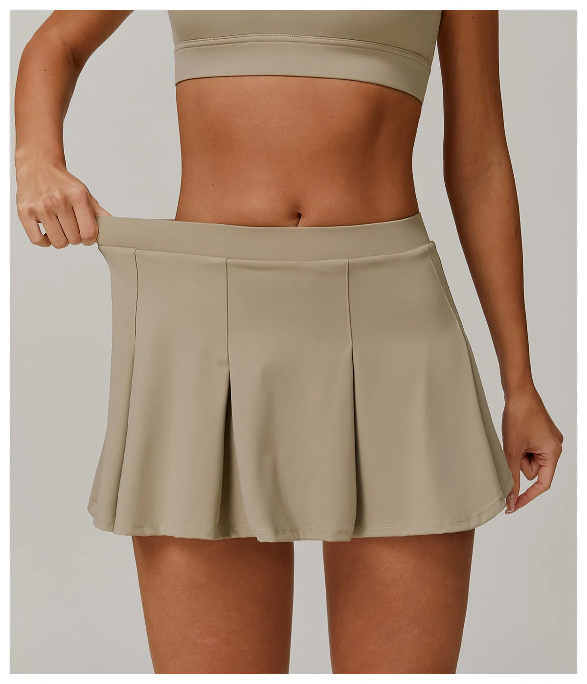 Layered UV-Block Cool Feel Skirt