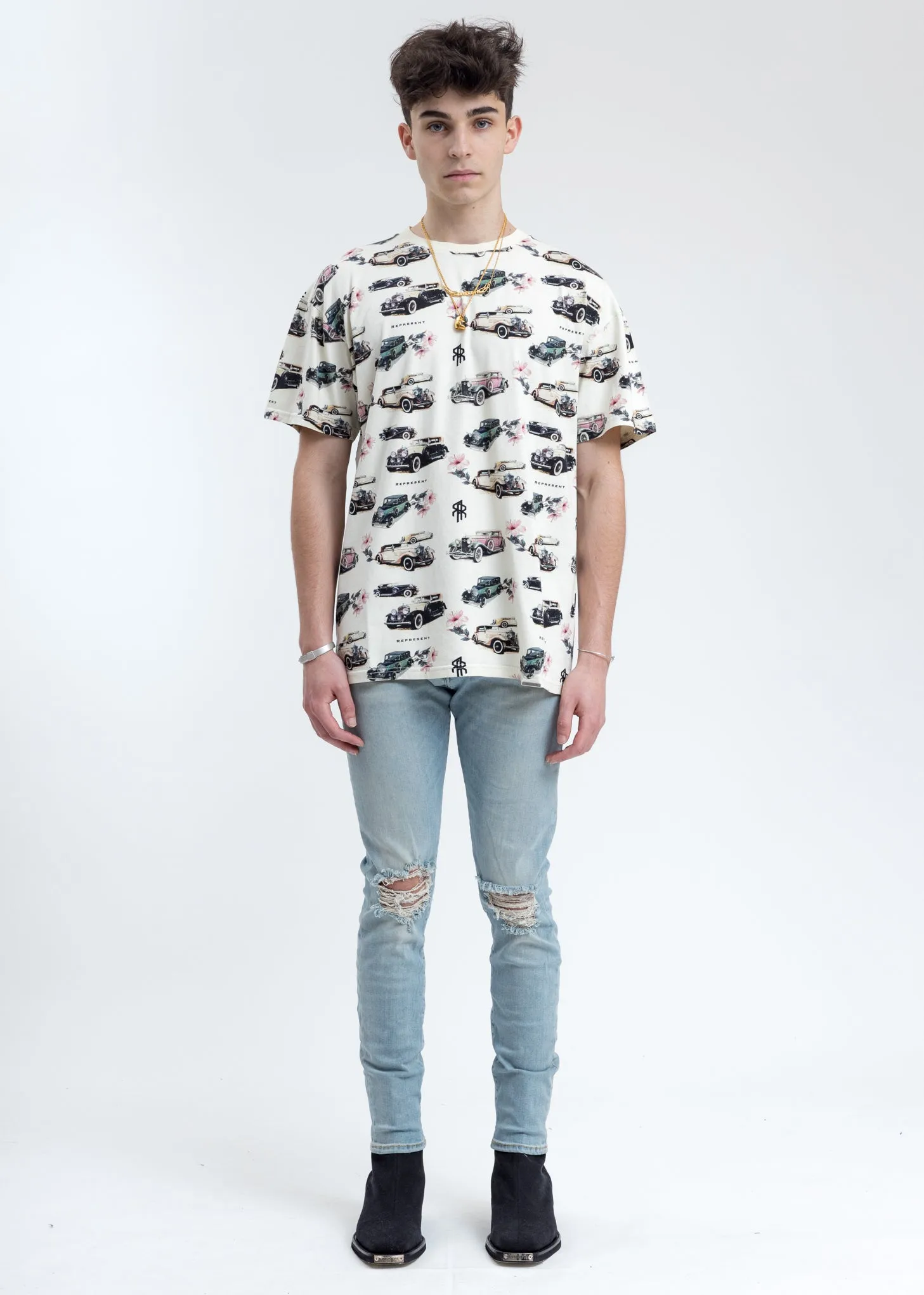 Light Blue Destroyer Denim Jeans