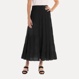 M Made in Italy  Women's Woven and Knitted Skirt