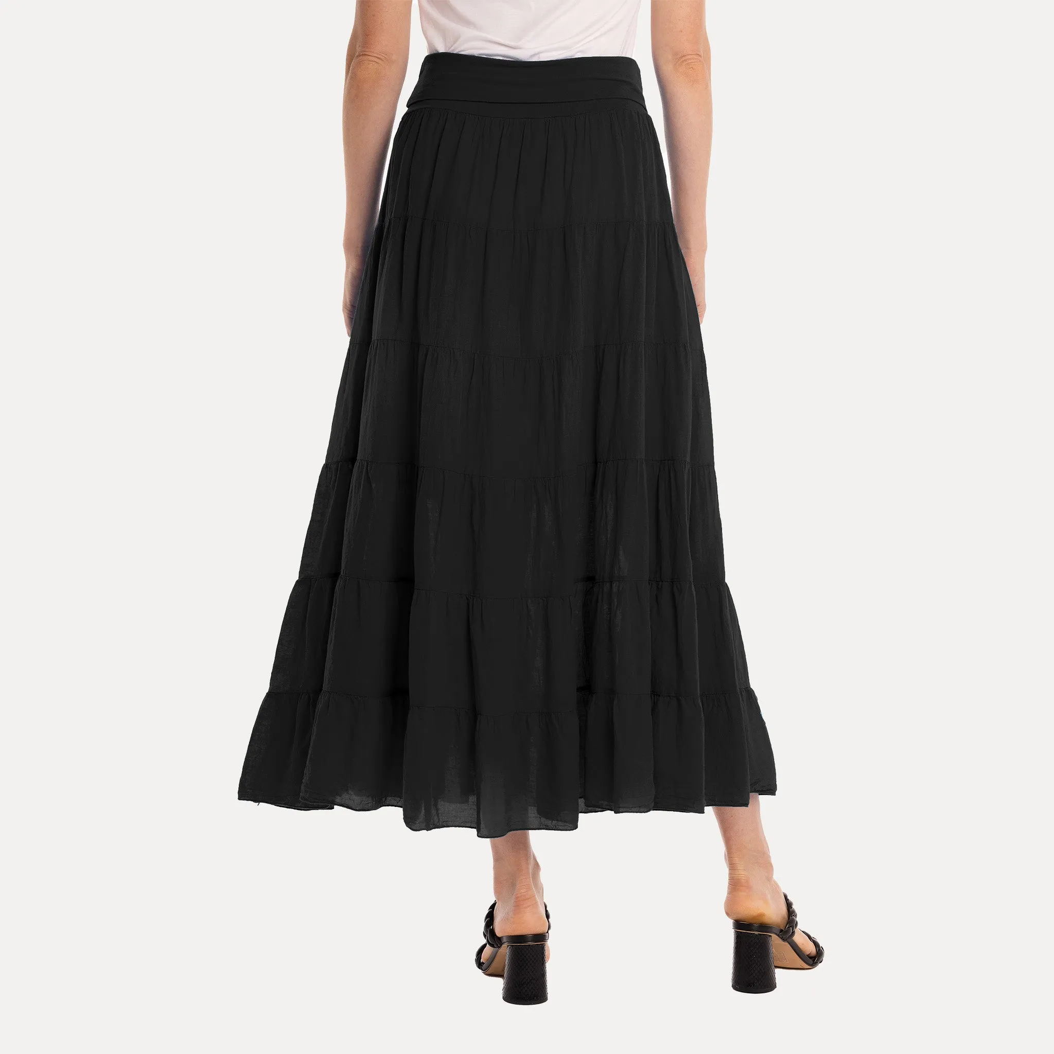 M Made in Italy  Women's Woven and Knitted Skirt