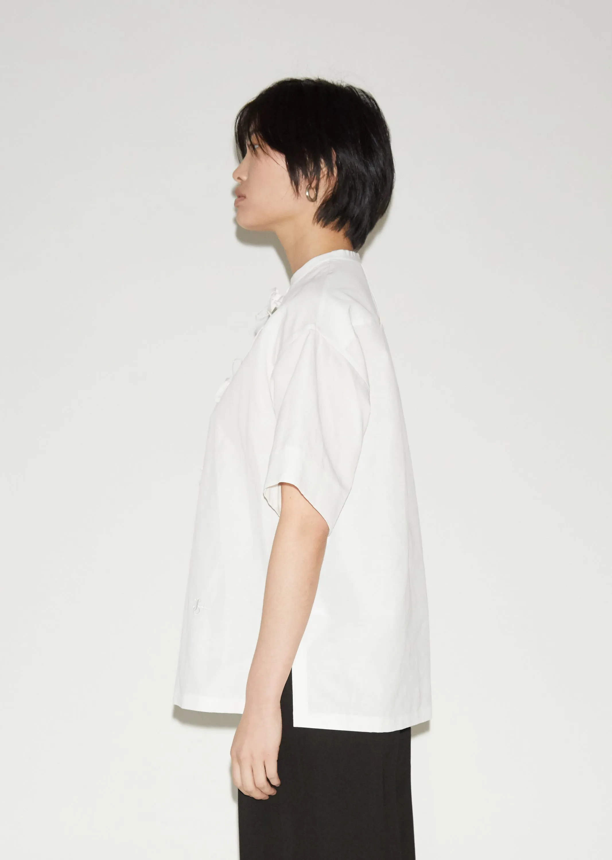 Malfile Cotton Linen Short Sleeve Shirt
