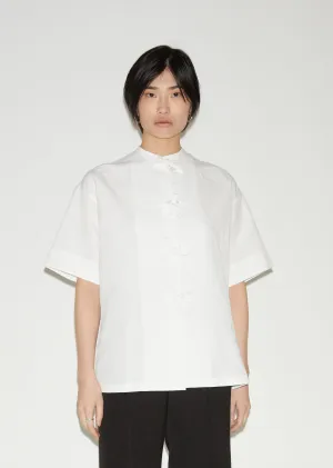 Malfile Cotton Linen Short Sleeve Shirt