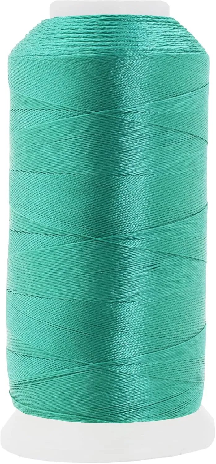 Mandala Crafts Heavy Duty Thread - 1500 Yds Heavy Duty Polyester Thread for Sewing Machine Outdoor Marine Jeans Leather Thread Drapery Upholstery Thread