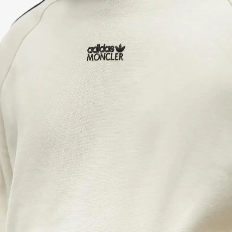 Moncler x Adidas Originals Down Panel Sweatshirt, beige