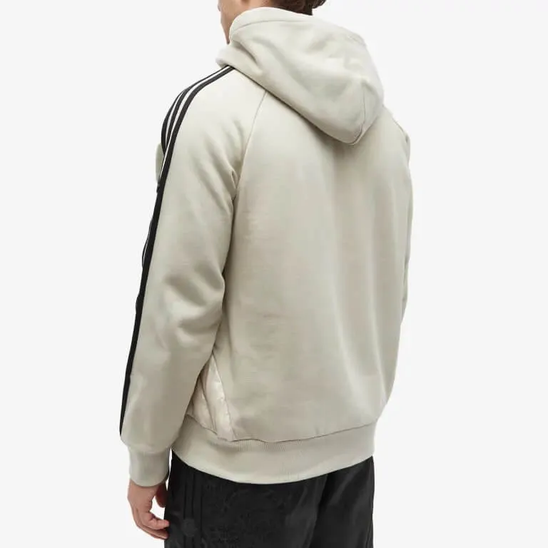 Moncler x Adidas Originals Down Panel Sweatshirt, beige